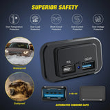 Nilight Dual USB Charger PD Type C QC 3.0 Fast Charging Outlet, view 5