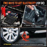 Nilight Electric Car Jack 3 Ton 6600LBS Floor Jack Kit Automatic 12V Electric Scissor Lift Jack Portable Repair Tool with Remote Control Double Jack Pads for Car Tire Change Replacement, Orange Red, view 5