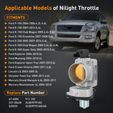 Nilight Electronic Throttle Body fits for Chevy Hummer Buick GMC Isuzu Vehicles - for Chevy Colorado Impala Monte Carlo Trailblazer, H3, Buick Rainier, GMC Canyon Envoy, Isuzu Ascender i-350, view 2