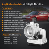 Nilight Electronic Throttle Body fits for Dodge Jeep Chrysler Vehicles - Chrysler 300 Pacifica Sebring, for Dodge Avenger Challenger Journey Charger Magnum 2005 2006 2007 2008 2009 2010 2011, view 2