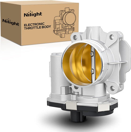 Nilight Electronic Throttle Body for Chevy Malibu 2008-2012, Chevy Equinox 2010-2011, GMC Terrain 2010-2011, Replacement Throttle Body, #12607362 12616668 | 12607362 12631186 OE-Spec Fitment, Precise Airflow Control, Stable Idle Response, Fit for