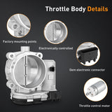 Nilight Electronic Throttle Body for Chrysler Dodge Jeep Nissan Vehicles - Dodge Challenger Charger Durango Throttle Body Assembly for ProMaster 1500 2500 3500 Throttle Body 2011-2022, view 4