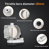 Nilight Electronic Throttle Body for Dodge Ram 1500 2003-2004, Dodge Ram 2500 3500 2003-2004, Replacement Throttle Body, #5161805AA 977-781, view 5