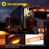 Nilight Enclosed Amber Red Trailer Fender Lights (Pair), view 6