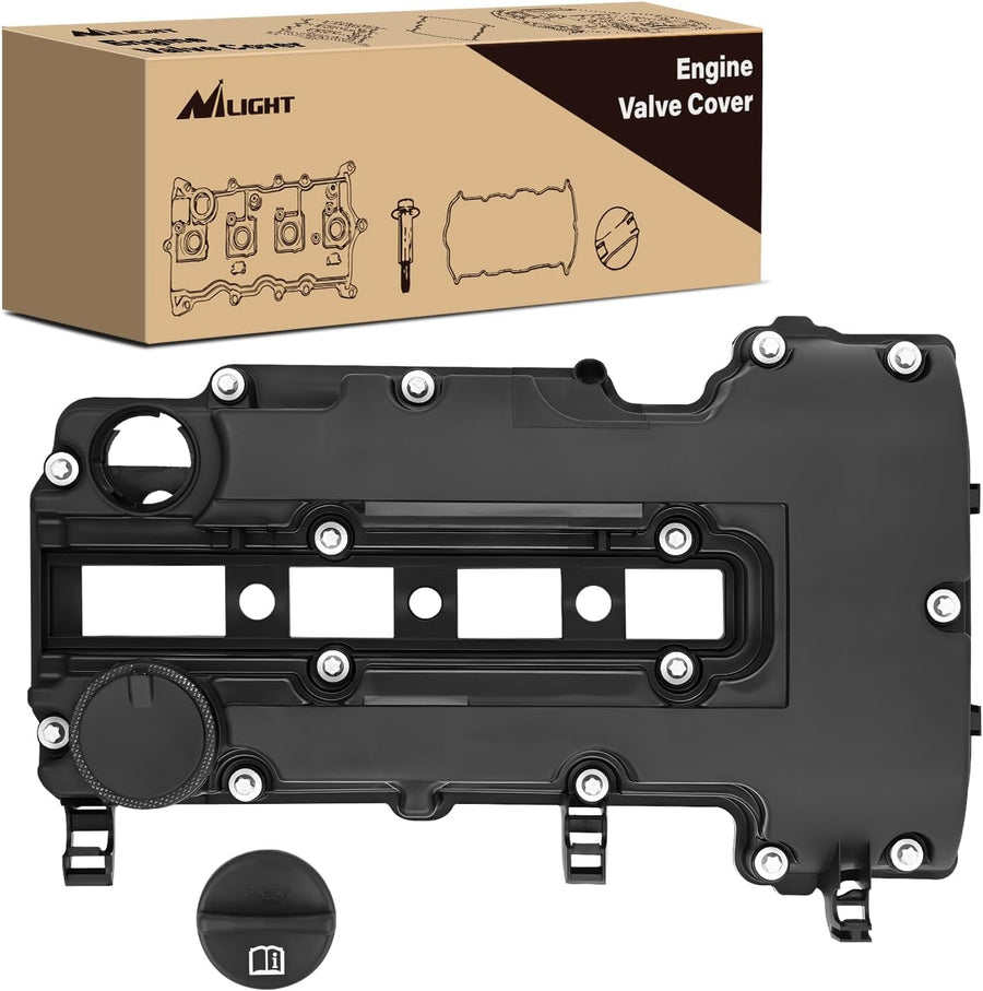 Nilight Engine Valve Cover for Cadillac ELR 2014 2015 2016, Buick Encore & chevy Trax 2013-2016 2017 2018 2019, for Chevy Cruze 2011-2019, Cruze Limited 2016, Sonic 2012-2019 (Bolts Included)