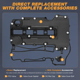 Nilight Engine Valve Cover for Cadillac ELR 2014 2015 2016, Buick Encore & chevy Trax 2013-2016 2017 2018 2019, for Chevy Cruze 2011-2019, Cruze Limited 2016, Sonic 2012-2019 (Bolts Included), view 4