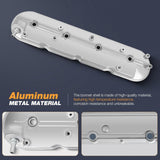 Nilight Engine Valve Cover for Cadillac Escalade 2009 2010 2011 2012 2013 2014, Chevrolet Silverado Suburban 1500 2500 3500 2009-2015 2016 2017 2018 2019, Express 2009-2020, for GMC Savana 2009-2020, view 3