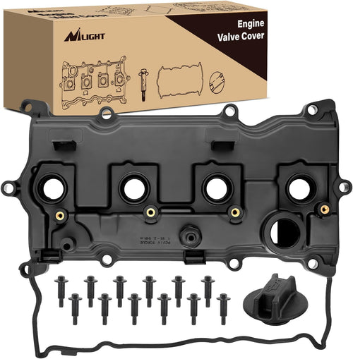 Nilight Engine Valve Cover for Nissan Altima 2014 2015 2016 2017, Rogue 2014-2016, Murano 2016, Pathfinder 2014, Valve Cover for QX60 Hybrid 2014 2015 2016 2017, 2.5L #132643KY0A (Bolts Included)