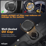 Nilight Engine Valve Cover Set for BMW 125i 128i 2007 2008 2009 2010 2011 2012 2013, 130i 323i 328i 525i 528i 528xi 530i 2006-2013, X1 X3 X5 Z4 2006 2007 2008 2009-2011 (Bolts Included), view 6