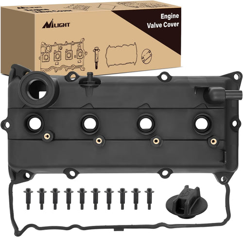 Nilight Engine Valve Cover Set for Nissan Altima S SL 2002 2003 2004 2005 2006, Base 2002-2004 2006, for Sentra S 2004, Engine Valve Cover for Sentra SER, SER Spec V 2002-2006, 2.5L (Bolts Included)