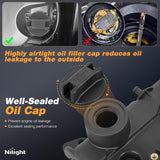 Nilight Engine Valve Cover Set for Nissan Altima S SL 2002 2003 2004 2005 2006, Base 2002-2004 2006, for Sentra S 2004, Engine Valve Cover for Sentra SER, SER Spec V 2002-2006, 2.5L (Bolts Included), view 6