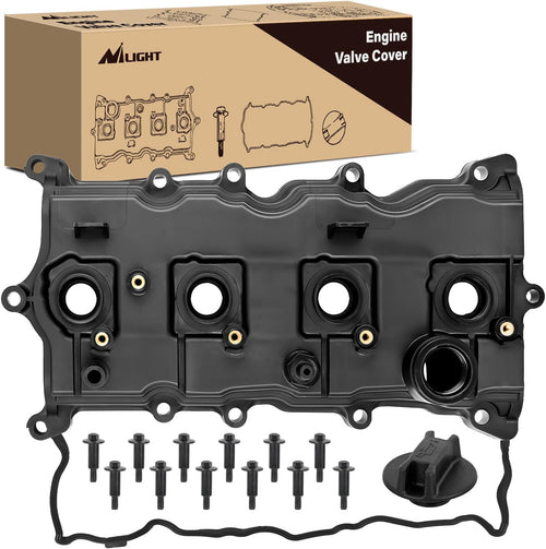 Nilight Engine Valve Cover with Gasket Kit for Nissan Altima 2007-2013 Sentra 2007-2012, 2.5L, Replace# 13264JA00A, 13270JA00A