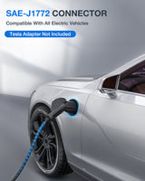 Nilight EV Charger Level 2, 32 Amp 240V, 25ft Cable SAE J1772 Portable Electric Car Charger with NEMA 14-50P Plug, Adjustable Current/Delay Timer, view 2