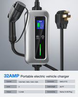 Nilight EV Charger Level 2, 32 Amp 240V, 25ft Cable SAE J1772 Portable Electric Car Charger with NEMA 14-50P Plug, Adjustable Current/Delay Timer, view 4