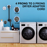 Nilight EV Dryer Adapter Cord 30 Amp to 30Amp 4 Prong 125V/250V 7500 Watt Pure Copper Dryers New Outlet Old Plug Conversion Heavy Duty 10 Gauge Wires 14-30P 10-30R 30M/30F, view 6