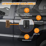 Nilight Exterior Front Left Driver Side Door Handle with Key Hole Compatible with 1999-2016 Ford F250 F350 F450 F550 F650 F750 Super Duty Excursion Car Door Handles Replaces OEM# 7C3Z2522405AA, 79306, view 6