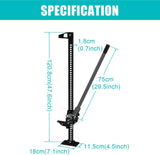 Nilight Farm Jack, 48 inch Utility High Lift Ratcheting Off Road Jack for Truck/SUV/ATV/CAR, 7000 lbs/3 Ton Capacity, view 4