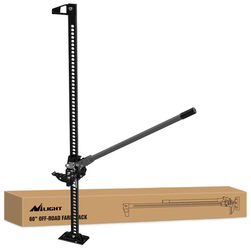 Nilight Farm Jack, 60 inch Utility High Lift Ratcheting Off Road Jack for Truck/SUV/ATV/CAR, 7000 lbs/3 Ton Capacity