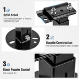 Nilight Farm Jack Wheel Mount Bracket, Spare Tire Carrier for Off-Road Jack Recovery 4X4 4WD, view 4