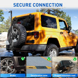 Nilight Farm Jack Wheel Mount Bracket, Spare Tire Carrier for Off-Road Jack Recovery 4X4 4WD, view 5