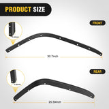 Nilight Fender Flares Extensions Set Compatible with 2018 2019 2020 2021 2022 2023 2024 Wrangler JL and JLU Unlimited 2/4 Doors (Only for Low Wheel Arches), view 2