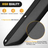 Nilight Fender Flares Extensions Set Compatible with 2018 2019 2020 2021 2022 2023 2024 Wrangler JL and JLU Unlimited 2/4 Doors (Only for Low Wheel Arches), view 3