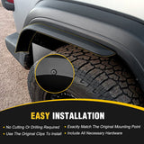 Nilight Fender Flares Extensions Set Compatible with 2018 2019 2020 2021 2022 2023 2024 Wrangler JL and JLU Unlimited 2/4 Doors (Only for Low Wheel Arches), view 6