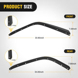Nilight Fender Flares Extensions Set Compatible with 2020 2021 2022 2023 2024 2025 2026 Gladiator JT Mojave & Rubicon (Only for High Wheel Arches) Off-Road Widened Front Rear Flat 4 PCS, view 2