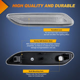 Nilight Fender Side Marker Light Lens 2PCS Clear Replacement MINI Cooper | Front Clearance Light Housing Replacement Compatible with 2011-2016 MINI Cooper R60 Countryman R61 Paceman, view 3