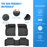 Nilight Floor Mats for Cadillac XT4 2019 2020 2021 2022 2023 2024 2025 All Weather Custom Fit Heavy Duty Floor Liners, view 3