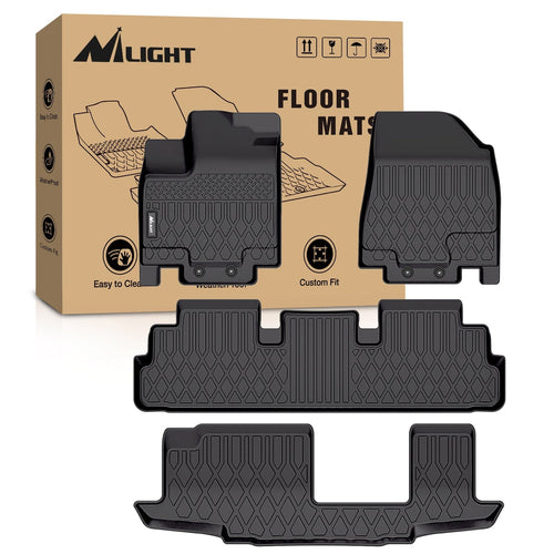 Nilight 2022 2023 2024 2025 2026 Nissan Pathfinder 8 Seats 2022 2023 2024 2025 2026 Infiniti QX60 7 Seats TPE Floor Mats
