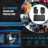 Nilight Floor Mats for Tesla Cybertruck Cyber Truck 2023 2024 2025 2026 All Weather Custom Fit Heavy Duty Floor Liners, view 5