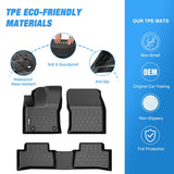 Nilight Floor Mats for Toyota Corolla Cross Hybrid 2022 2023 2024 2025 (AWD Only) All Weather Custom Fit Heavy Duty Floor Liners, view 3
