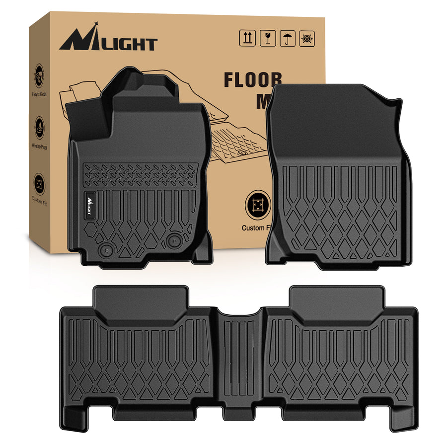 Nilight Floor Mats for Toyota RAV4 2013 2014 2015 2016 2017 2018 All Weather Custom Fit Heavy Duty Floor Liners