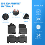 Nilight Floor Mats for Toyota RAV4 2013 2014 2015 2016 2017 2018 All Weather Custom Fit Heavy Duty Floor Liners, view 3