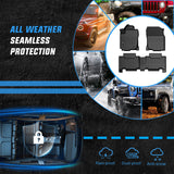 Nilight Floor Mats for Toyota RAV4 2013 2014 2015 2016 2017 2018 All Weather Custom Fit Heavy Duty Floor Liners, view 5