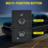 Nilight Fog Light and Cargo Lamp Switch Compatible with 2003 2004 2005 2006 Chevy Silverado 1500 2500 3500 Avalanche 1500 2500 2003-2006 GMC Sierra 1500 2500 3500 Cadillac Escalade w/Blue LED, view 3