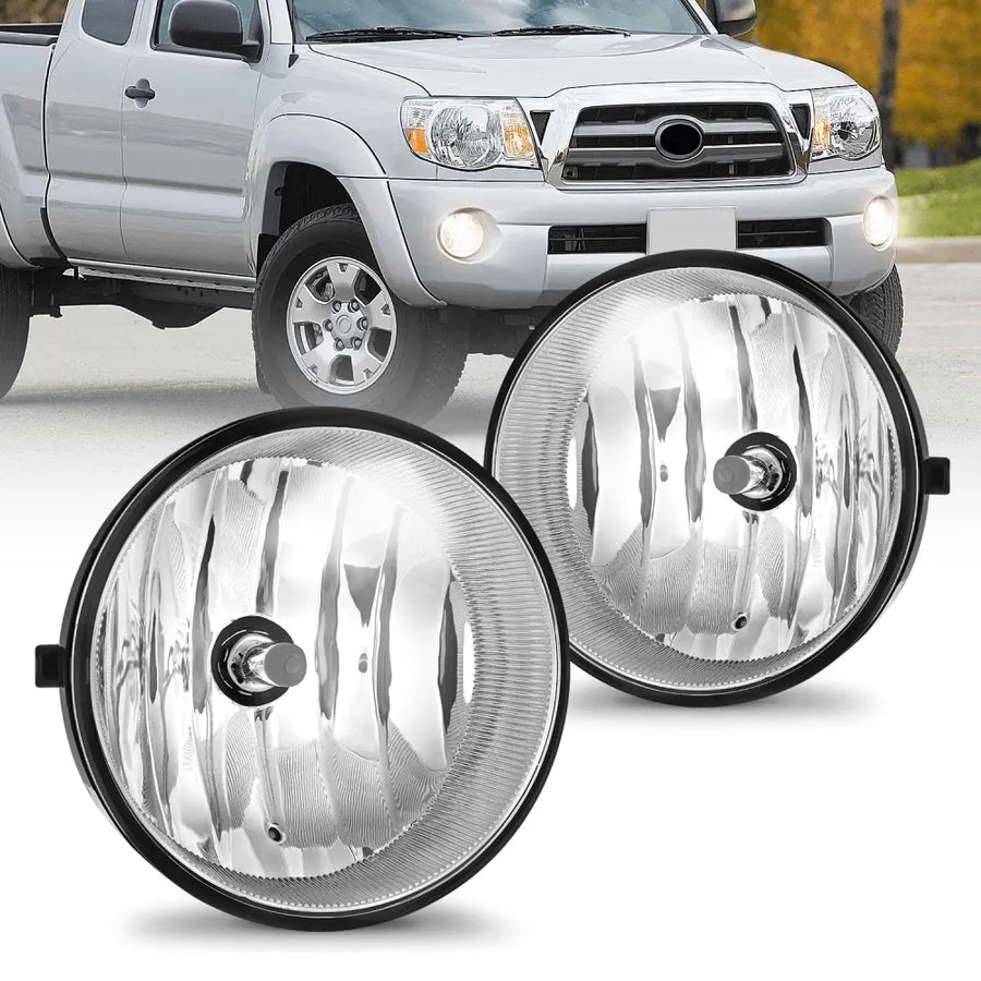 Nilight 2005 2006 2007 2008 2009 2010 2011 Toyota Tacoma 2007 2008 2009 2010 2011 2012 2013 Tundra 2008 2009 2010 2011 2012 2013 2014 2015 2016 2017 Sequoia 2004 2005 2006 Solara Fog Light Assembly H10 42W Bulbs