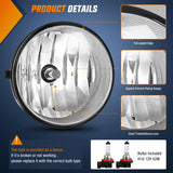 Nilight 2005 2006 2007 2008 2009 2010 2011 Toyota Tacoma 2007 2008 2009 2010 2011 2012 2013 Tundra 2008 2009 2010 2011 2012 2013 2014 2015 2016 2017 Sequoia 2004 2005 2006 Solara Fog Light Assembly H10 42W Bulbs, view 2