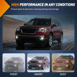 Nilight Fog Light Assembly Compatible with 2007 2008 2009 2010 2011 2012 2013 Chevy Avalanche Suburban Tahoe GMC Yukon Acadia Ford Mustang Pontiac 2015 2016 2017 Silverado Colorado H16 Bulbs, view 4