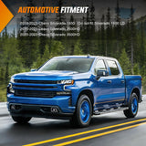Nilight Fog Light Assembly Compatible with 2019 2020 2021 2022 2023 Chevrolet Silverado 1500 2020-2023 Chevy Silverado 2500HD 3500HD Smoke Lens Driver and Passenger Side, view 5