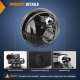 Nilight Fog Light Assembly Compatible with Toyota 2005 2006 2007 2008 2009 2010 2011 Tacoma 2007-2013 Tundra 2008-2017 Sequoia 2004-2006 Solara Smoke Lens w/H10 42W Bulbs, view 3