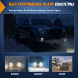 Nilight Fog Light Assembly Compatible with Toyota 2005 2006 2007 2008 2009 2010 2011 Tacoma 2007-2013 Tundra 2008-2017 Sequoia 2004-2006 Solara Smoke Lens w/H10 42W Bulbs, view 6