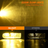Nilight 1999 2000 2001 2002 GMC Sierra 1500 2500 2001 2002 Sierra 1500HD 2500HD 3500 2000 2001 2002 2003 2004 2005 2006 Amber Yukon Fog Light Assembly, view 5