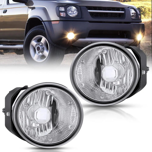 Nilight 2000 2001 Nissan Maxima 2000 2001 2002 2003 Sentra Frontier 2002 2003 2004 Xterra Fog Light Assembly Clear Lens