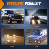 Nilight 2000 2001 Nissan Maxima 2000 2001 2002 2003 Sentra Frontier 2002 2003 2004 Xterra Fog Light Assembly Clear Lens, view 4