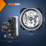 Nilight 2002 2003 2004 2005 2006 Ford Focus SVT 2005 2006 Escape 2003 2004 Mustang Cobra 2002 Lincoln LS Fog Light Assembly, view 4
