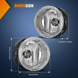 Nilight 2005 2006 2007 2008 2009 2010 Dodge Grand Caravan Charger Nitro Challenger 2004 2005 2006 2007 2008 2009 2010 Chrysler Town Country Sebring Pacifica 2007 2008 2009 2010 Jeep Patriot Compass Fog Light Assembly, view 4