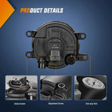 Nilight 2008 2009 2010 Toyota Avalon Highlander 2007 2008 2009 2010 2012 2013 Camry Yaris 2009-2013 Corolla Venza Matrix 2008 2009 2010 2012 2013 Lexus IS-F LX570 RX350 RX450h GS350 GS450h Fog Light Assembly, view 5