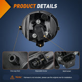 Nilight Fog Lights Assembly Compatible with 2001 2002 2003 2004 2005 2006 2007 Toyota Sequoia 2000-2006 Tundra(NOT fit steel front bumper models) w/9006 12V 51W Bulbs Clear Lens, view 3